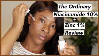 The Ordinary Niacinamide 10% and Zinc 1% Indepth Review and Demo | Sensitive Combo Skin