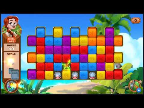 Lost Island Blast Adventure Level 445 - NO BOOSTERS 🏝️ | SKILLGAMING ✔️