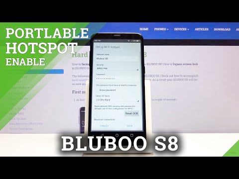 How to Create Portable Hotspot in BLUBOO S8 – Find Hotspot Settings