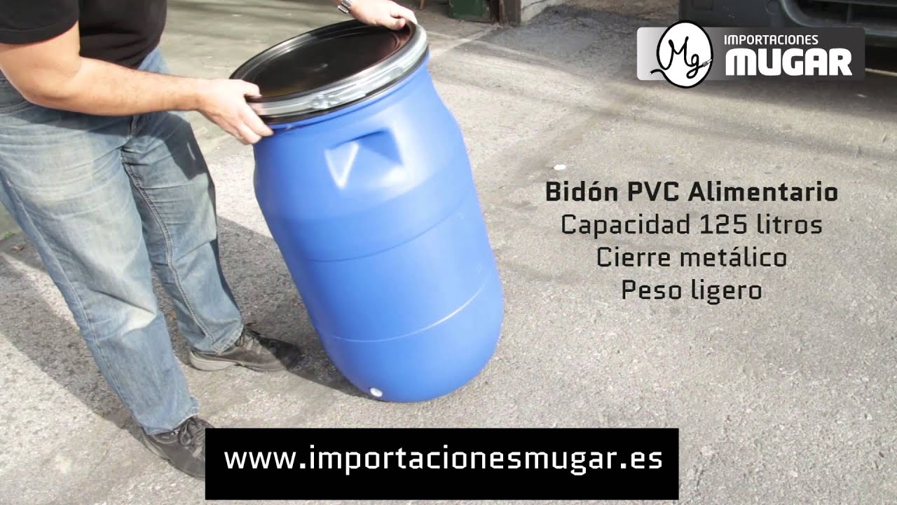 Bidones de Agua. Bidones de Plástico. 120 Litros.