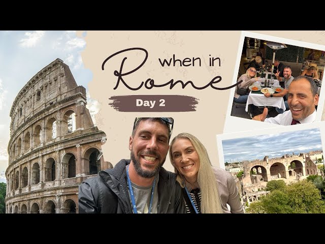 Travel vlog - European Vacation Day 2 - Exploring the Eternal City, Rome!