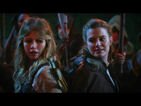 Once Upon A Time 7x14 Alice And Robin Rescued By Emma's Yellow Bug - People Want To Kill The Troll