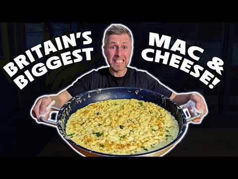 MASSIVE MAC AND CHEESE CHALLENGE "THAT'S 10 PORTIONS...NO ONE CAN DO THAT!" BRITAIN'S BIGGEST #2