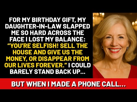 Per il mio compleanno, mia nuora mi ha dato uno schiaffo così forte in faccia che ho perso l'equi...