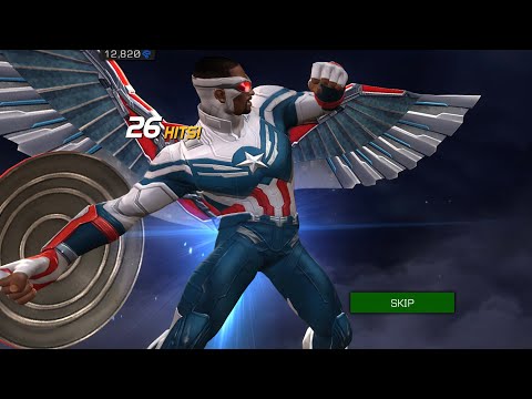 Six star rank 2 Captain America Sam Wilson vs ROL Winter Soldier