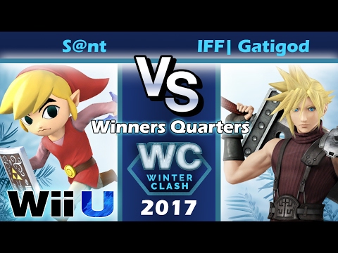 [WC2017] Smash4 Top 16 - WQ - S@nt (Toon Link) VS IFF| Gatigod (Cloud)