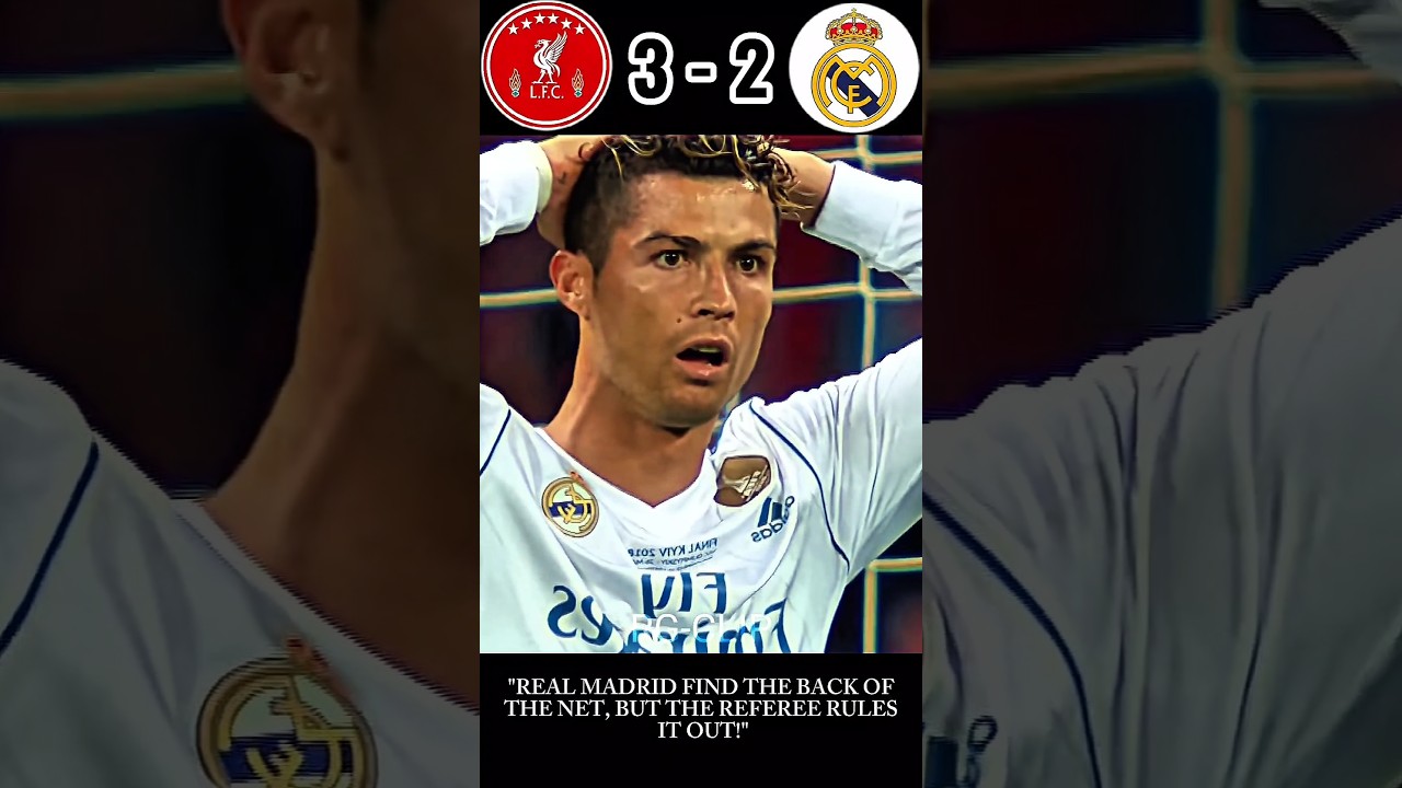 The Day Ronaldo Destroyed Liverpool! 🔥 | Real Madrid vs Liverpool #shorts #football #ronaldo #cr7