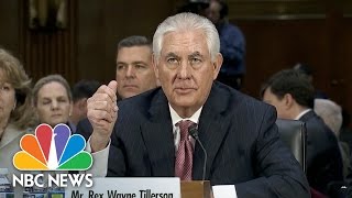 Rex Tillerson: 'Risk Of Climate Change Does Exist' | NBC News