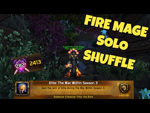 Fire Mage TWW S3 Solo Shuffle 2.4k Rating
