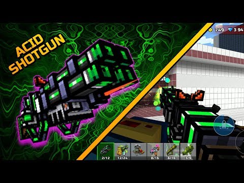 Pixel Gun 3D - Acid Shotgun [Review]