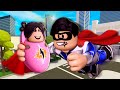 Born Into A SUPERHERO FAMILY A Roblox Movie