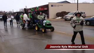 preview picture of video 'Charles City, IA St Patrick's Day Parade 2014'