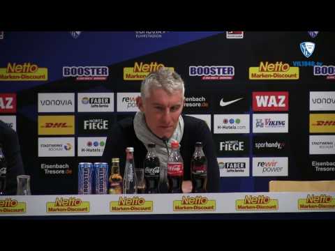 Die Pressekonferenz nach der Partie VfL Bochum 1848 - Karlsruher SC