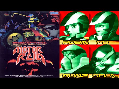Motor Raid (Arcade) - All Characters and All Tracks - Longplay