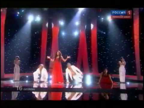 Sofia Nizharadze Shine Eurovision 2010 Georgia