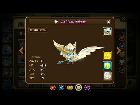 Summoners War - Shaffron (light imp champion) damage test
