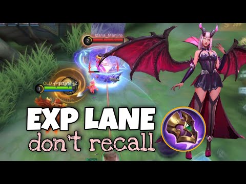 my alice mainstay build on the exp lane | do not recall arrogant in front of my alice - MLBB