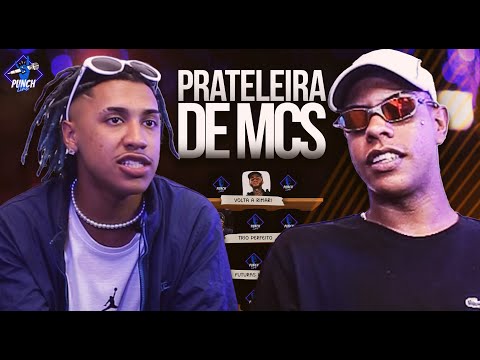 Prateleira de Mcs com Sete e FLP