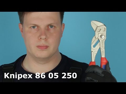 Knipex Vamzdžių veržliaraktis 250mm (86 05 250) video
