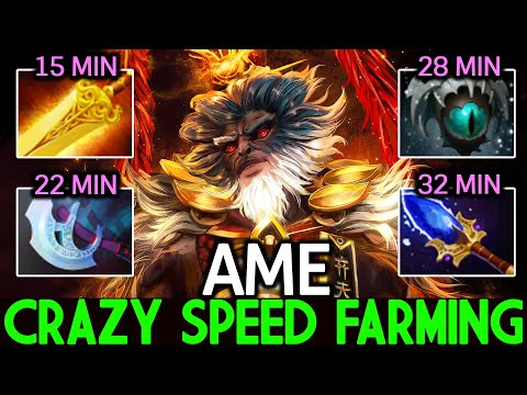 AME [Monkey King] First Item Radiance Crazy Speed Farming Dota 2