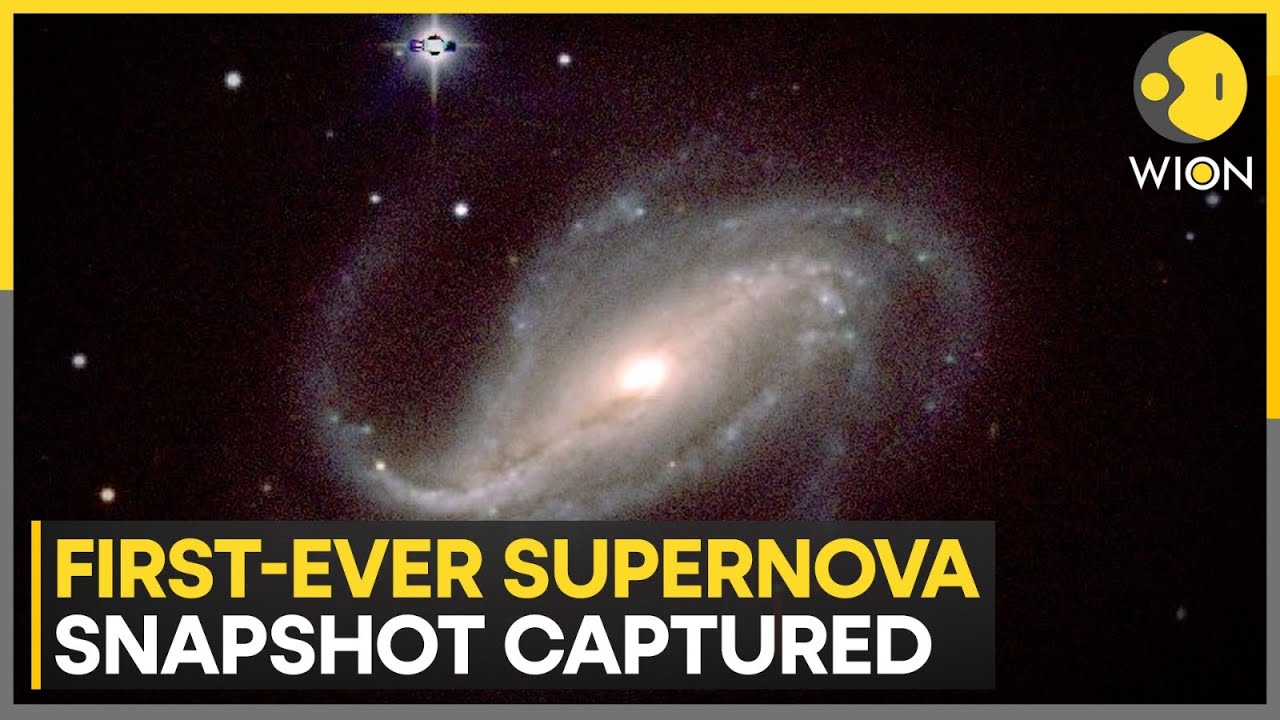 Historic First-Ever Supernova Snapshot Captured  | WION
