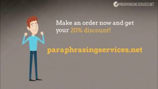 How Paraphrasing Services Work