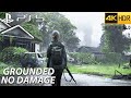 The Last Of Us 2 PS5 Aggressive Stealth Gameplay HILLCREST GROUNDED NO DAMAGE 4K 60FPS