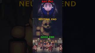 FNAF Into the Pit: All Endings #shorts #short