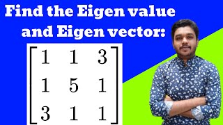 Eigen values and Eigen vectors | 3 x 3 matrix | Problem Solved | Mathspedia |