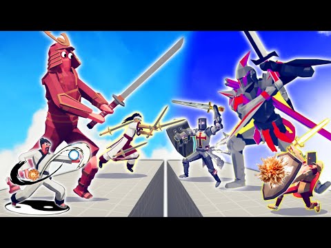 EPIC WAR - MEDIEVAL TEAM vs DYNASTY  TEAM | TABS - Totally Accurate Battle Simulator