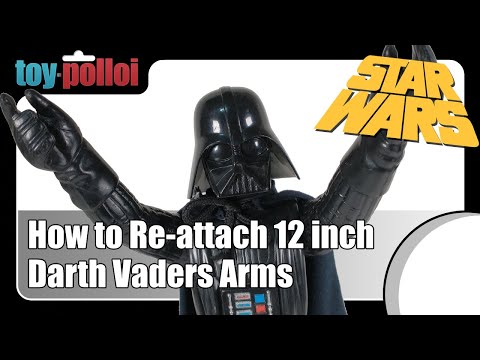 How to Re-attach a Vintage Darth Vaders arms, 12 inch Star Wars - Toy Polloi