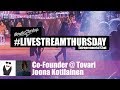 LIVESTREAMTHURSDAY Joona Kotilainen Co Founder Tovari Marketing Agency