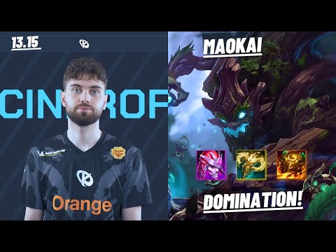 KC CINKROF: MAOKAI VS KAYN (JGL) - DOMINATION - EUW MASTER - PATCH 13.15