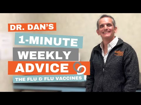 Link to 1-Minute Weekly Advice: Flu & Flu Vaccines video