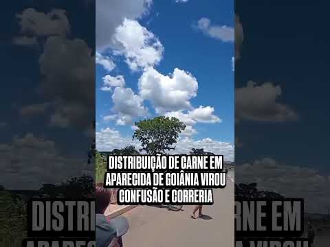FRIGORÍFICO USA HELICÓPTERO PARA JOGAR CARNE DO ALTO E GERA INDIGNAÇÃO EM APARECIDA DE GOIÂNIA