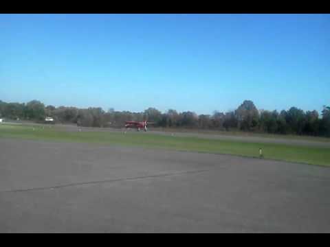Cessna 195 Taking Off