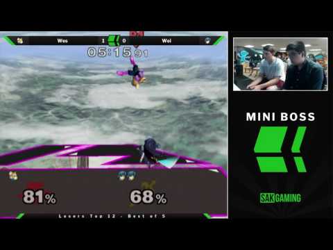 Mini Boss Losers Top 12 - Wes (Fox) vs Wei (Marth)