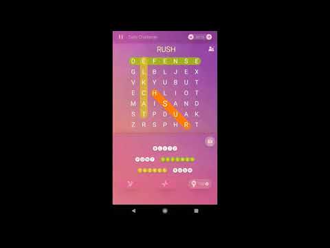 Word Search Pro Daily June 10 2019 | Word Search names Touchdown - YouTube