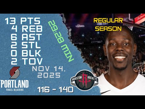 Jrue Holiday Player Full High Lowlights vs ROCKETS 14 11 2025 NBA REGULAR SEASON Game