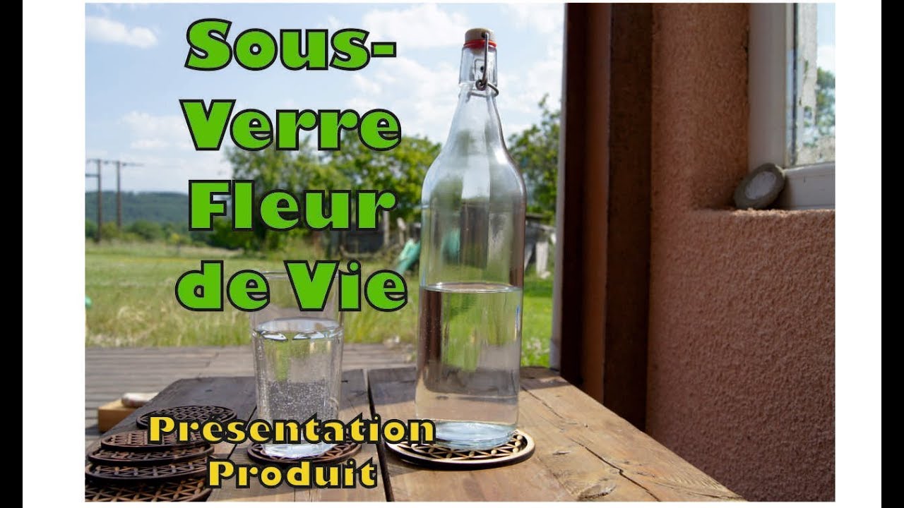 Les Sous Verre Fleur de Vie harmonisent-ils VRAIMENT l'eau  🤔