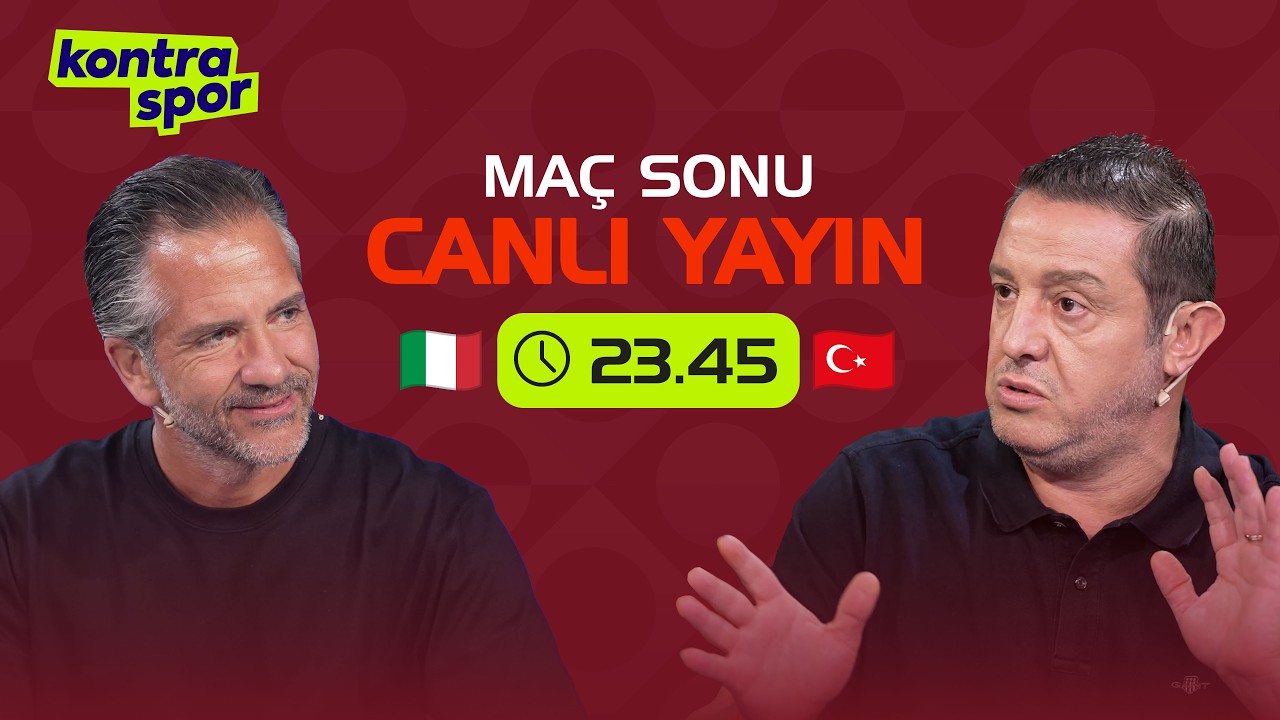 🔴 CANLI | İtalya - Türkiye Maç Sonu | Nihat Kahveci, Nebil Evren | Kontratak Uluslar Ligi