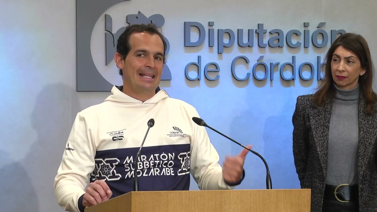 OFICIAL Presentación en Diputación Maratón Subbético Mozárabe 2025