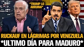 RUCKAUF EN LÁGRIMAS POR VENEZUELA FRENTE AL ÚLTIMO DÍA DE MADURO