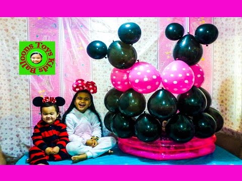 Disney Junior Videos Mickey Mouse Clubhouse Super Giant Balloons Surpise Toys Kids Balloons and Toys Video