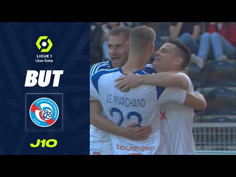 But Kévin GAMEIRO (7' - RCSA) ANGERS SCO - RC STRASBOURG ALSACE (2-3) 22/23