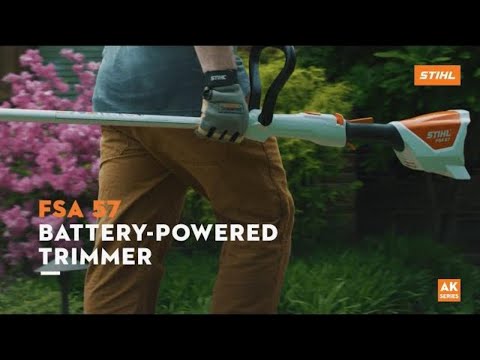 Stihl FSA 57 with AK 10 Battery & Charger in Old Saybrook, Connecticut - Video 3