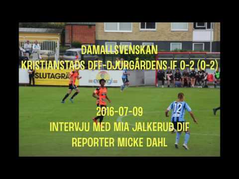 Damallsvenskan Kristianstads DFF Djurgårdens IF Mia Jalkerud DIF 20160709