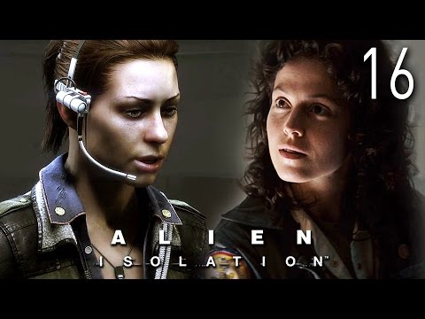 ALIEN Isolation Walkthrough Part 16 - From Ellen Ripley to Amanda Ripley