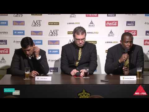 K. Lierse S.K. - Charleroi: reacties Menzo en Mazzu