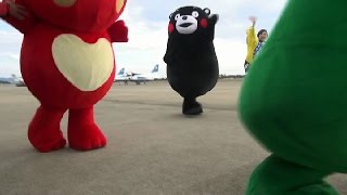 preview picture of video '芦屋基地航空祭2014　くまモンファイナル　ブルーインパルス'